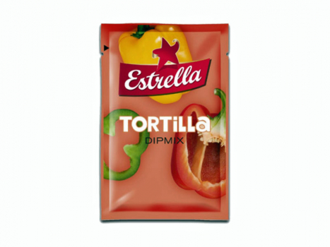 Estrella Tortilla-Dip, 28g, Dipmix mit Paprika- und Chiligeschmack.