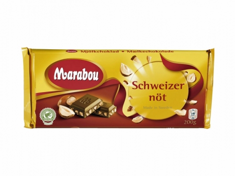 Marabou Schokolade Schweizer Nöt 200g
