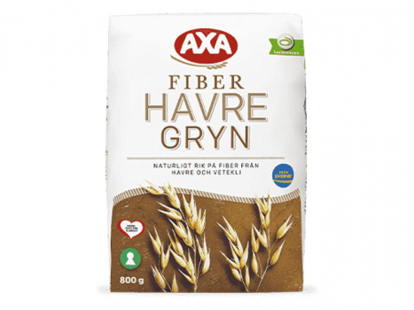AXA Fiberhavregryn 1500g, Für alle, die etwas mehr Ballaststoffe möchten, die perfekte Mischung aus Haferflocken und ballaststoffreicher Weizenkleie.