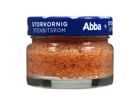 Abba Caviar röd stenbit 80g, Der rote Steinbeißer Caviar ist der Favorit der Schweden.