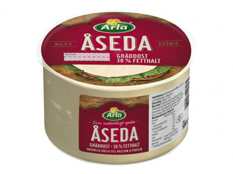 Arla® Åseda Gräddost, 500g, Ein Käse mit einem milden, cremigen und buttrigen Geschmack und einer weichen Textur.
