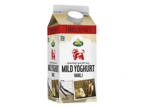 Arla Ko® Mild Yoghurt Vaniljsmak, 1500g, Ein milder und geschmeidiger Vanillejoghurt aus schwedischer Milch aus Arlagårdar.