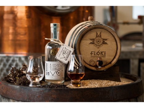 Floki Single Malt Whisky - Sheep Dung Smoked Reserve Barrel 1, 500ml, Die rauchige Alternative zum Flóki Single Malt Whisky.