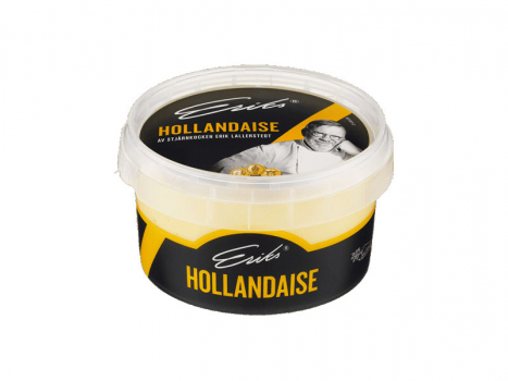 Eriks Såser Hollandaise 230ml, Eine klassische und wunderbar cremige Sauce, die für viele der beliebtesten Gerichte und Vorspeisen ein Muss ist.