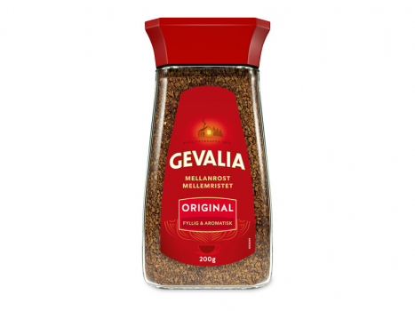 Gevalia Original Mellanrost Glas 200g, Gevalia Original Instant-Kaffee ist für alle, die eine schnelle und einfache Tasse Kaffee wollen.