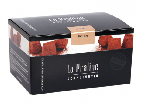 La Praline Konfekt Naturell, 10 x 200g, La Praline Konfekt Naturell kommt aus Schweden und ist ein feines Konfekt mit intensiven Schokoladengeschmack.