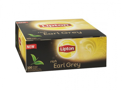 Lipton Rich Earl Grey, 100-Pack, Lipton Schwarzer Tee Rich Earl Grey ist ein reicher schwarzer Tee, der mit Bergamotte aromatisiert ist.
