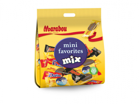 Marabou Mix Mini Favorit, 14x188g, Marabou Mini Mix Favorit vereint die 4 beliebtesten Marabou-Sußigkeiten in einer Tüte.