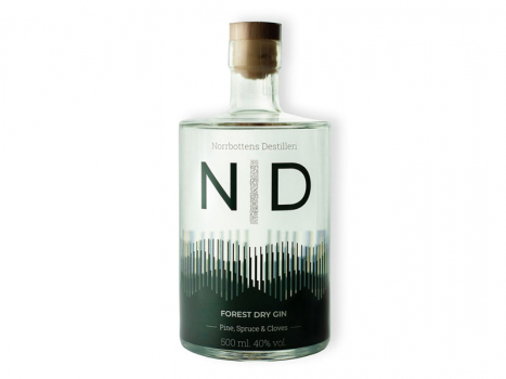 ND Forest Gin 500ml, N D Forest Dry Gin ist inspiriert von den Düften und der Atmosphäre der tiefen Taiga-Wälder in Nordschweden.