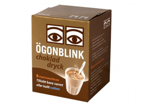 Ögonblink Chokladdryck  8 Beutel, Ein vielfach gekaufter, schwedischer Schokodrink.