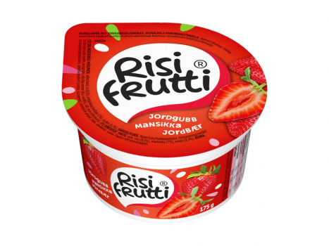 Risifrutti Original Jordgubb, 175g, Mit ihrer Basis von natürlichen Inhaltsstoffen aus Milch, Reis und Obst - Risifrutti ® Original Snack tut gut und schmeckt.