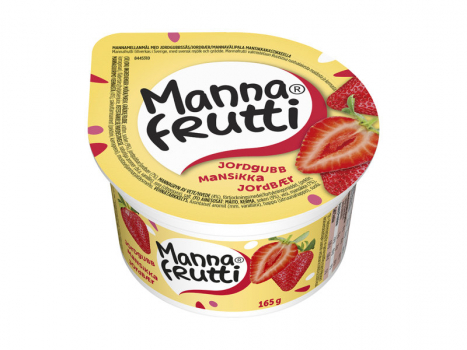 Risifrutti Manna Jordgubb, 165g, Risifrutti Manna, der mit Grieß! Zusammen mit der Fruchtsauce eine perfekte Kombination.