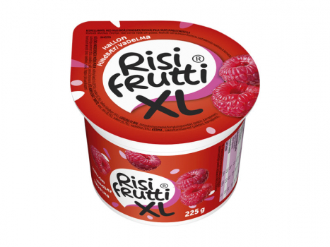 Risifrutti Original XL Hallon, 225g, Mit ihrer Basis von natürlichen Inhaltsstoffen aus Milch, Reis und Obst - Risifrutti ® Original Snack tut gut und schmeckt.