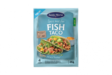 Santa Maria Fish Taco Spicemix 25g, Santa Maria Fish Taco Spicemix ist die perfekte Würzmischung für Fisch-Tacos.