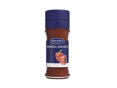 Santa Maria Paprika Smoked 37g, Geräuchertes Paprikagewürz wird über offenem Feuer geräuchert und erhält so seinen charakteristischen Geschmack.