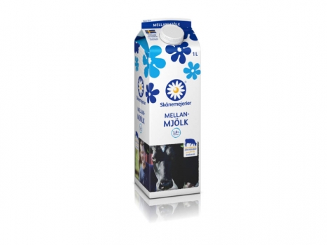 Skånemejerier Mellanmjölk 1,5%, 1000ml, Diese vielseitige und nahrhafte Milch ist ein Muss in allen Kühlschränken!