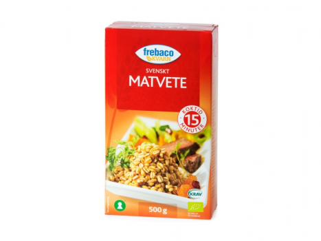 Frebaco Matvete 500g, Weizen - Die schwedischen Power. Dieser Weizen ist ein organischer Vollkornweizen der aus Südschweden kommt.