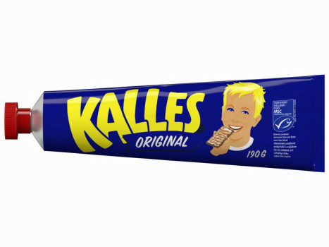 Kalles Streichkaviar 190g, wie so vieles kommt auch dieser Kaviar aus der Tube.  in Schweden sehr beliebt.