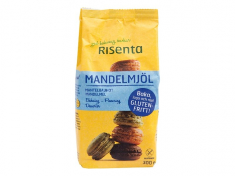 Risenta Mandelmjöl 300g, Mandelmehl enthält eine Menge Protein, das ein gutes Gefühl der Sättigung gibt.
