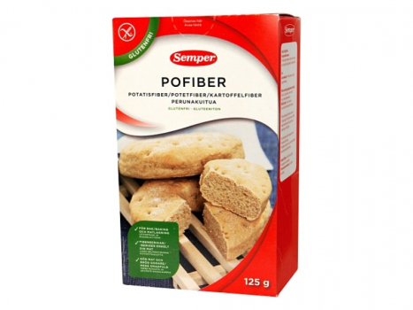 Semper Pofiber 125g, Pofiber hat positive Eigenschaften beim Backen und Kochen.