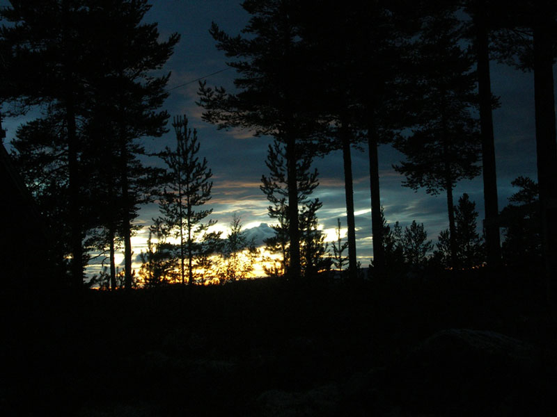 Kostenloses Wallpaper: Sonnenuntergang in Dalarna