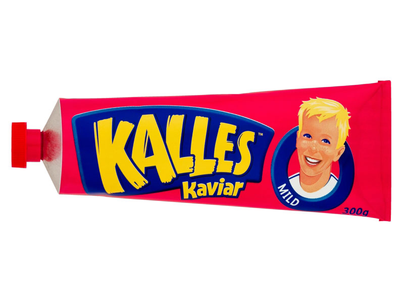Kalles Streichkaviar mild 300g, mildgeräucherter Kaviar von Fischen aus dem Nordostatlantik.