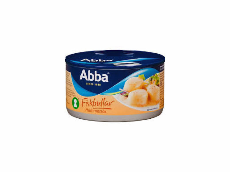 ABBA, Fiskbullar Hummersas 375g, Fischbällchen, mit Fisch aus dem Nordatlantik und Hummerfleisch in der Sauce.