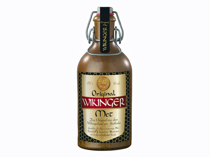 Wikinger Met Honig, 500ml, 11%vol., Met, der Honigwein der alten Germanen, auch nach über 1000 Jahren heute noch beliebt.