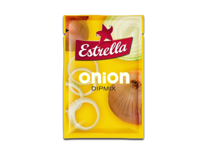 Estrella Onion-Dip, 22g, Dipmix mit einem weichen Zwiebelgeschmack.