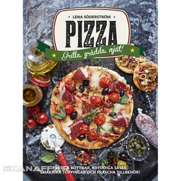 Pizza : grädda, grilla, njut, Buch, Inget slår doften och smaken av nygräddad pizza – inte minst om man är sin egen pizzabagare och komponerar pizzor med de bästa råvarorna och påläggen.