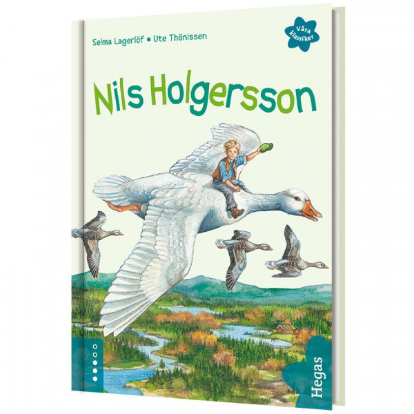 Nils Holgersson (lättläst), Buch, Nils Holgersson bor på en bondgård i Skåne. De har många djur. Men Nils är elak mot dem. Som straff blir han förvandlad till en pyssling.