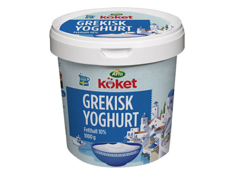 Arla Köket® grekisk yoghurt 10 %, 1000ml, Griechischer Joghurt mit einem glatten, milden und sahnigen Geschmack.