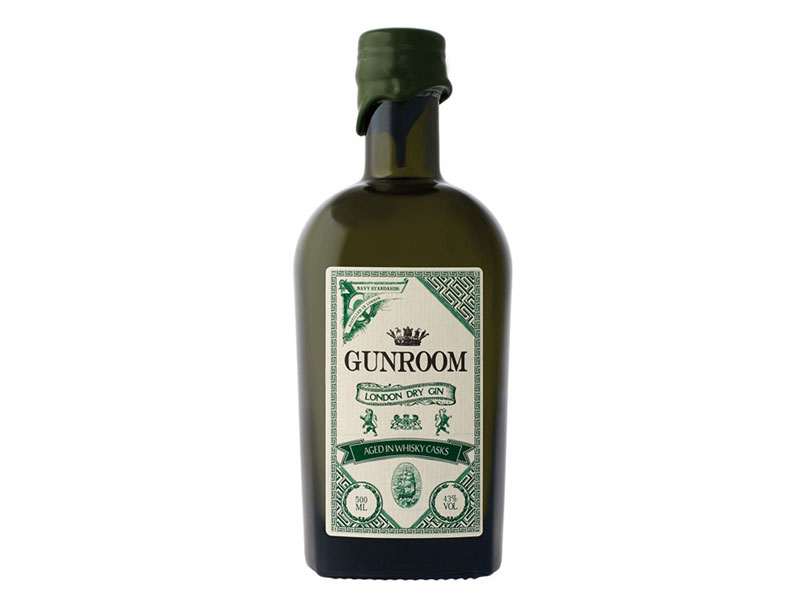 Gunroom London Dry Gin 500ml, Gunroom London Dry Gin wird wie das Original des Navy Gins hergestellt.