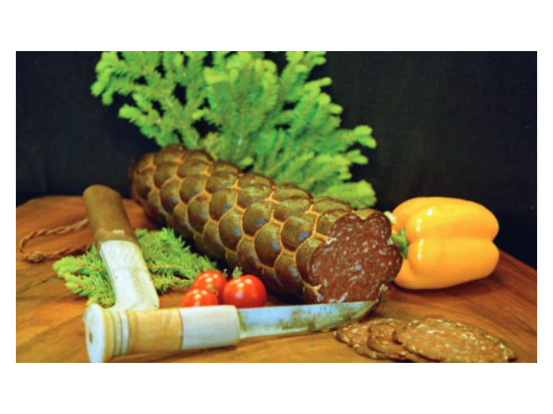 Hedmans Salami-Probierpack 2 x 200g, Hedmans Salami kalt geräuchert ist eine Wildspezialität besonderer Güte.