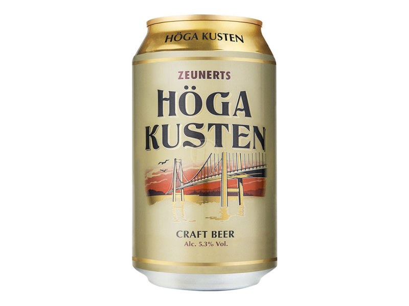 Zeunerts Höga Kusten 5,3% 24x330ml, Zeunerts Höga Kusten ist ein Craft-Bier, das zu 70% aus Lager und zu 30% aus Ale besteht.