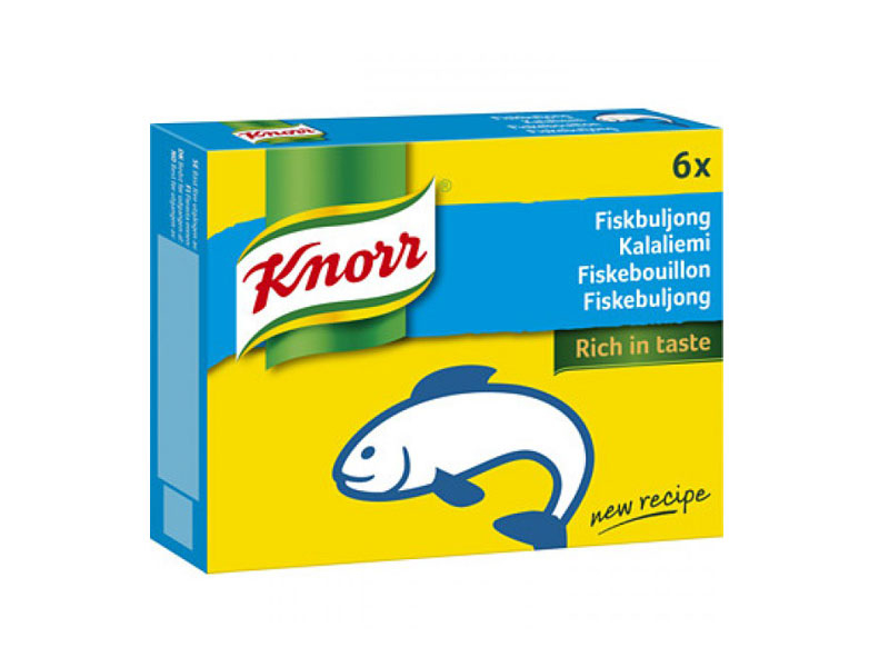 Knorr Fiskbuljong 6x500ml, Knorr Fisch Bouillon ist die perfekte Küchenhilfe wenn Fisch auf der Speisekarte steht.