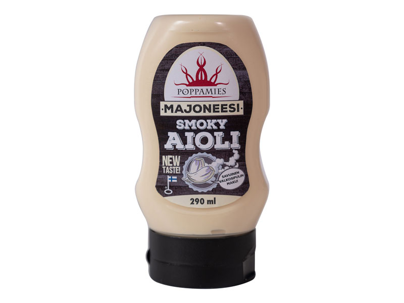 Poppamies Smoky Aioli 10 x 290ml, Poppamies Smoky Aioli​ ist eine schmackhafte und rauchige Aioli-Mayonnaise.