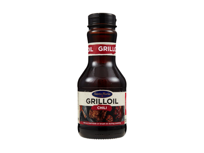 Santa Maria BBQ Grilloil Chili 270ml, Ein Grillöl mit ausgewogener Schärfe vom Chili.
