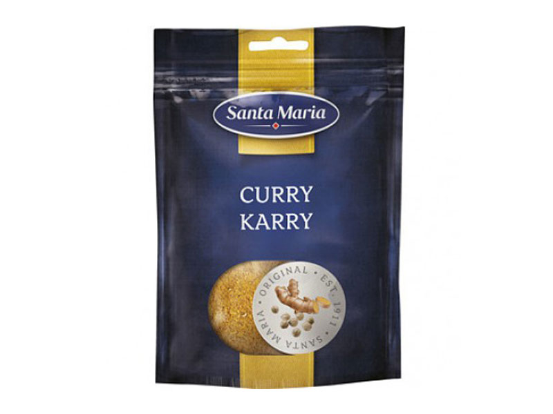 Santa Maria, Curry 72g, Curry passt gut zu Geflügel, Schwein, Huhn, Reis, Mayonnaise und Saucen.