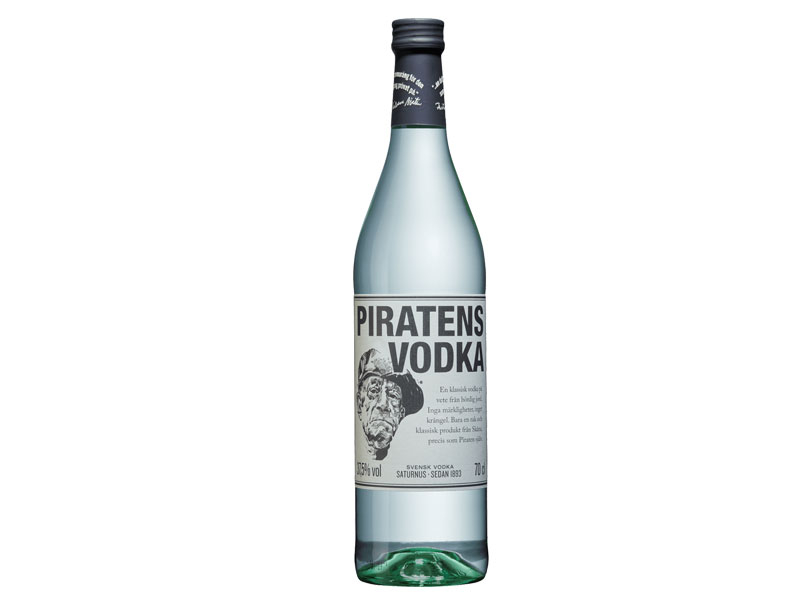 Saturnus Piratens Vodka 700ml, In seiner ganzen Einfachheit ein gut gemachter handwerklicher Wodka.