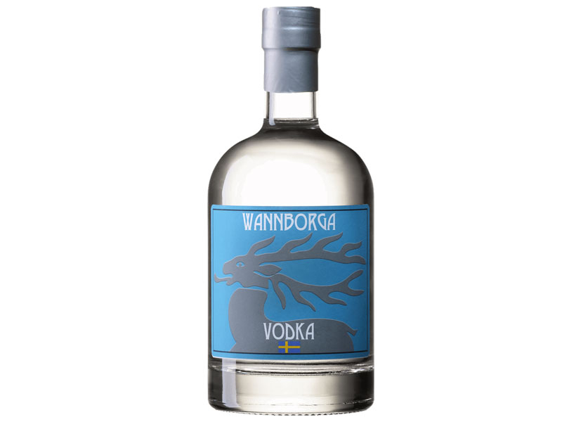 Wannborga Vodka 500ml, Wannborga  Vodka ist ein feiner schwedischer Premium-Vodka, der auf der Insel Öland hergestellt wird.