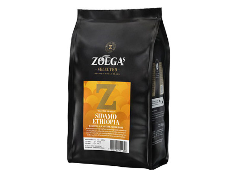 Zoegas Sidamo Ethiopia h B 450g, Fühlen Sie den Geschmack von Qualitätsbohnen aus dem Herkunftsland des Kaffees.
