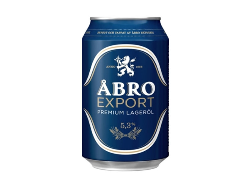 Abro Export 5,3% 24x330ml, Åbro Export wird aus feinstem Münchner Malz und Pilsner Malz gebraut.
