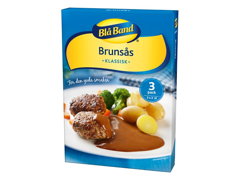 Blå Band Brunsås 3x2dl, Blå Band klassische Saucen hilft Ihnen, dass das Abendessen schnell und einfach zu einem Erfolg wird.