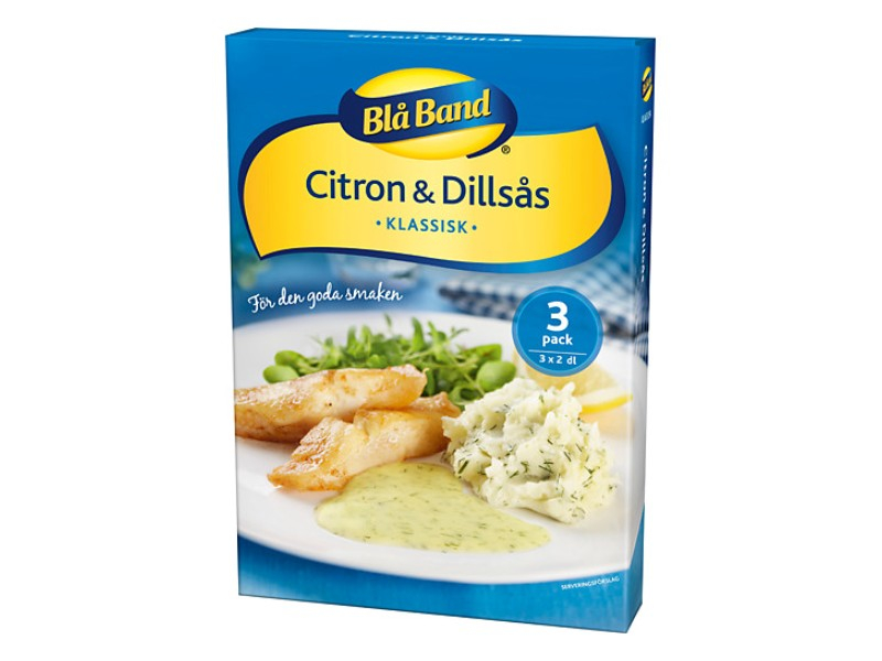 Blå Band Citron och Dillsås 3x2dl, Blå Band klassische Saucen hilft Ihnen, dass das Abendessen schnell und einfach zu einem Erfolg wird.