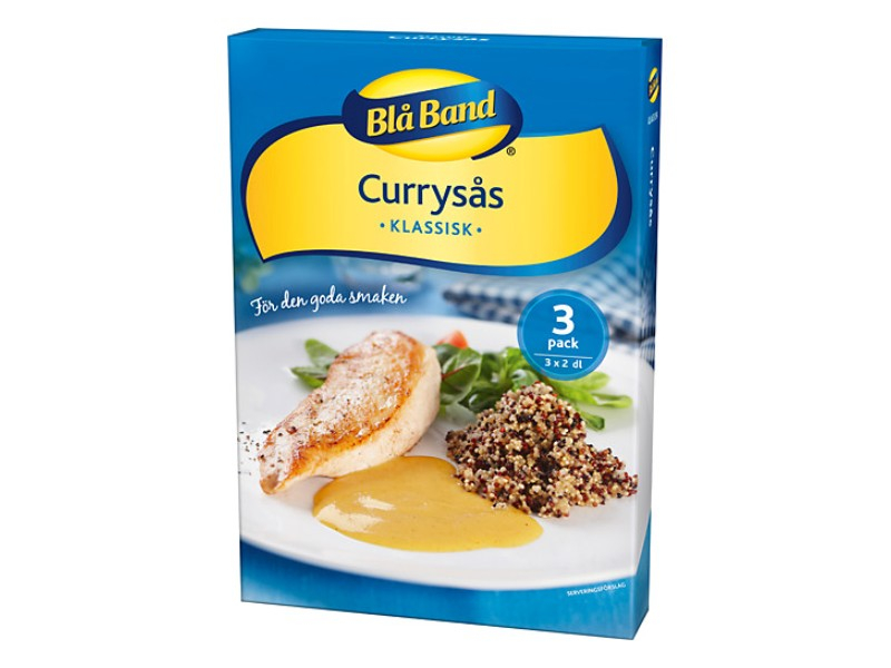 Blå Band Currysås 3x2dl, Blå Band klassische Saucen hilft Ihnen, dass das Abendessen schnell und einfach zu einem Erfolg wird.