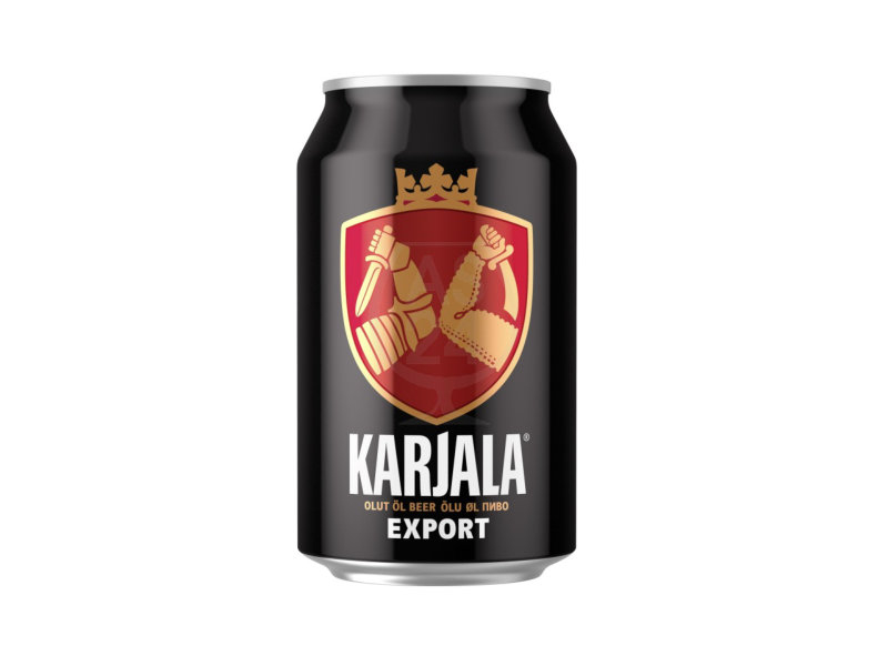 Karjala Export 5,2% 24x330ml, Ein Lager-Bier mit einem guten, ehrlichen Charakter.