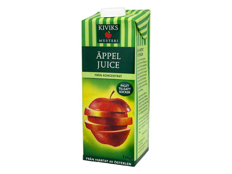 Kiviks Äppeljuice, 1000ml, Frischer Apfelsaft mit dem Geschmack von Österlen.
