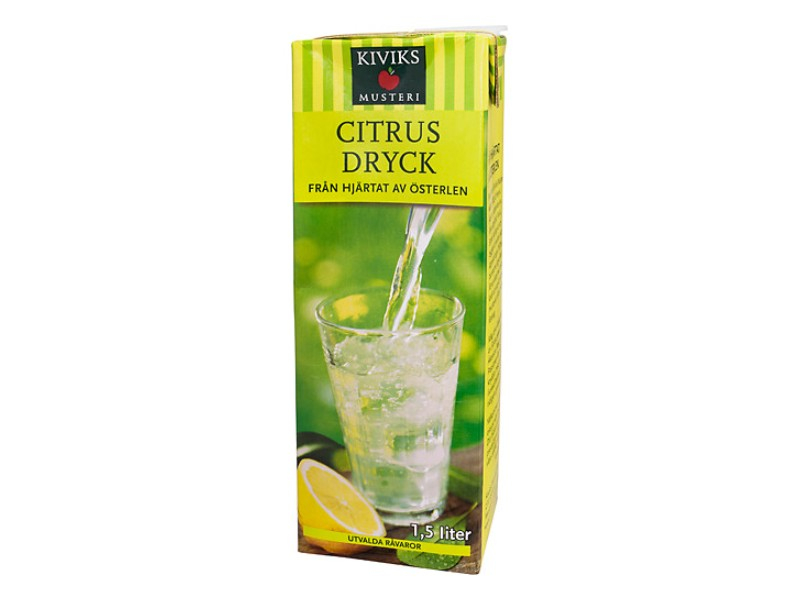 Kiviks Citrusdryck, 1500ml, Ein Lieblingsgetränk für die ganze Familie, mit Aromen von Orange, Zitrone und Limette.