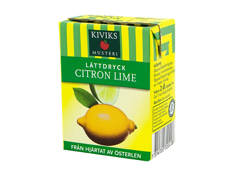Kiviks Citron/Lime, 200ml, Zehn leckere Geschmacksrichtungen, für jeden Anlass eine passende!